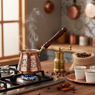 The Art of Brewing: The Timeless Appeal of the Handmade Copper Coffee Pot