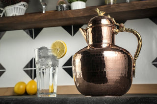Handmade solid copper pitcher by ALFIQ