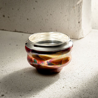 Handcrafted Wavy Solid Copper Tumbler - Available in 3 Elegant Finishes (Co – view 6