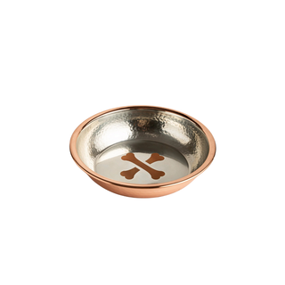Handcrafted Solid Copper Pet Bowl With Tin-Lined Interior – view 7