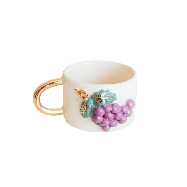 Ceramic Mug With Gold Handle – A Festive Charm For The Holidays