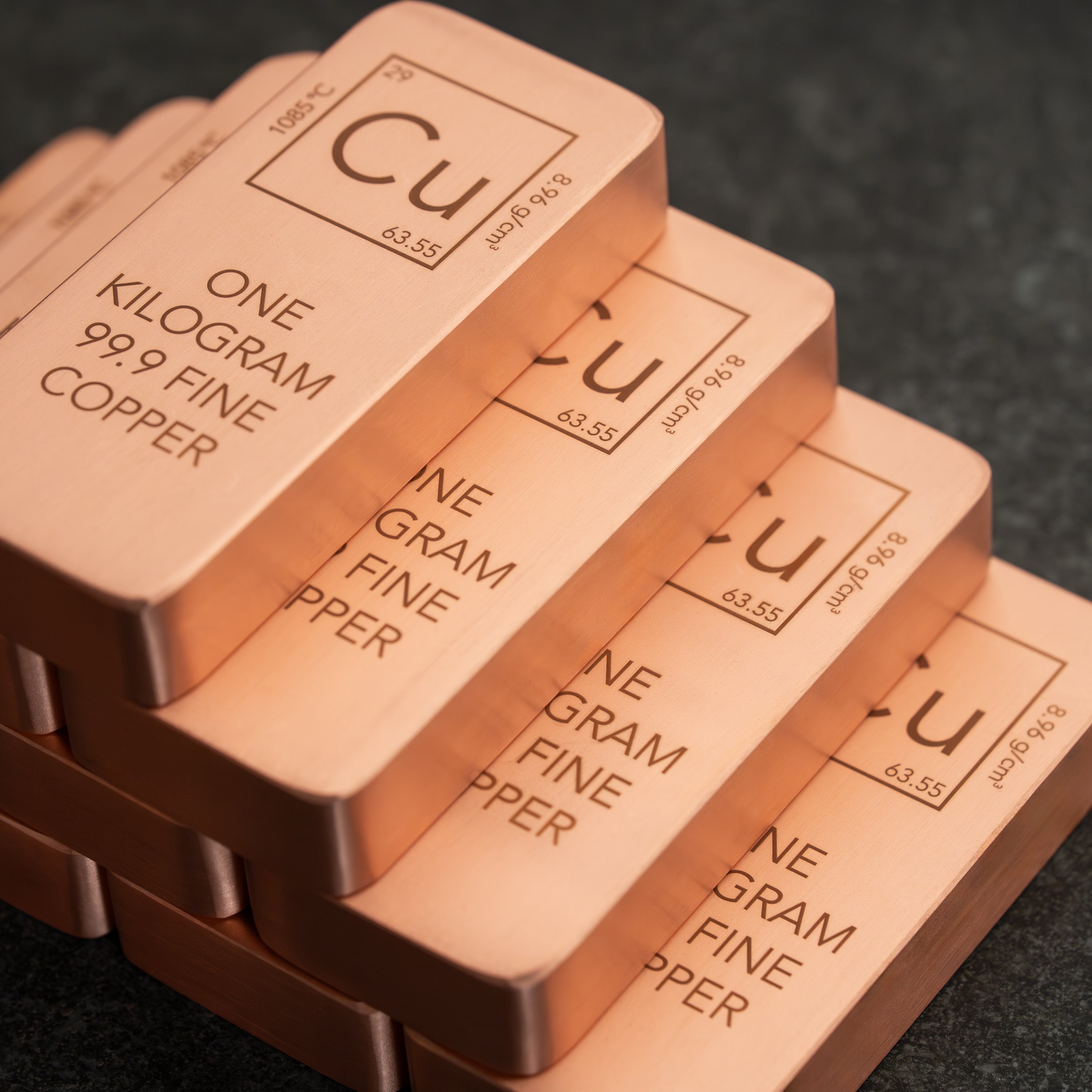 5 x 1kg (11 lb Total) Solid Copper Bars – Alfiq's Store