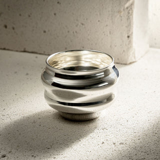 Handcrafted Wavy Solid Copper Tumbler - Available in 3 Elegant Finishes (Co – view 5