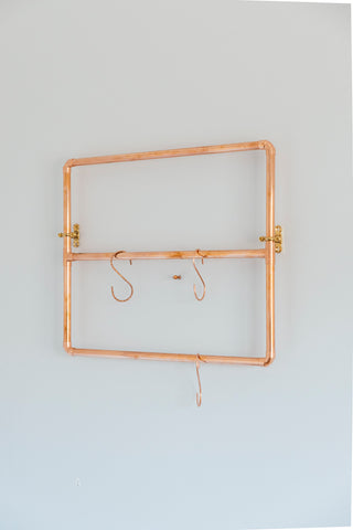 Set of Six Copper S-Hook – Elegant Hanging Organizer – view 4