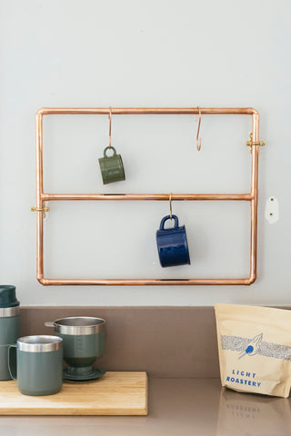 Set of Six Copper S-Hook – Elegant Hanging Organizer – view 7