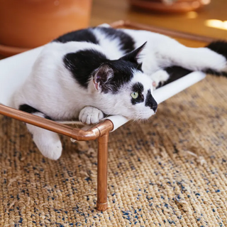Handmade Copper Cat Hammock Bed – Modern Minimalist Pet Lounger