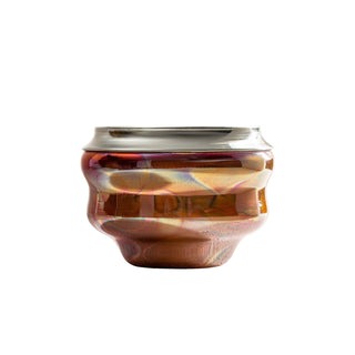 Handcrafted Wavy Solid Copper Tumbler - Available in 3 Elegant Finishes (Co – view 3