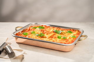 Handcrafted Copper Baking Tray with Tin Lining, 370 mm x 270 mm – view 4