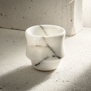 Handcrafted Marble Tumblers - Luxury in Three Exquisite Marble Finishes (Afyon Lilac, Afyon Red, Mug
