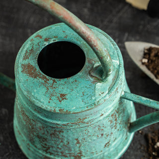 Handmade Solid Dark Copper Watering Can – 2000 ml Long Spout – view 6