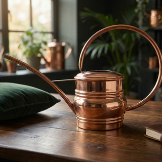 Solid Pure Copper Watering Can for Garden | Handmade Copper Planter Vessel – view 3