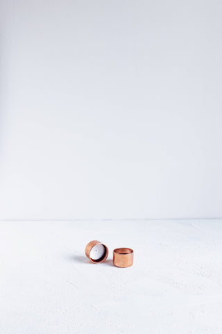 Handcrafted Copper Tealight Candle Holders – Set of 3 – view 5
