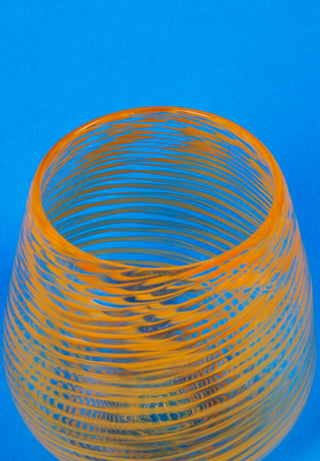 Barbablanca Swirl Glass Tumbler - Arangione – view 3