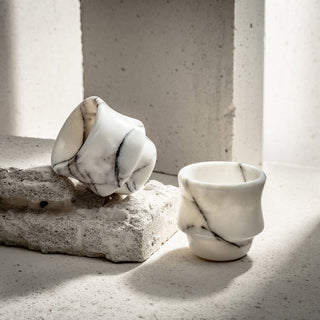 Handcrafted Marble Tumblers - Luxury in Three Exquisite Marble Finishes (Af – view 4