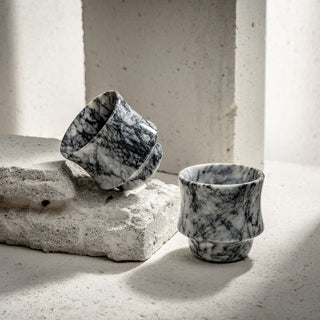Handcrafted Marble Tumblers - Luxury in Three Exquisite Marble Finishes (Af – view 6