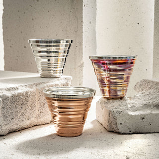 Serrated Solid Copper Tumbler - Handcrafted Elegance in 3 Unique Finishes ( – view 10