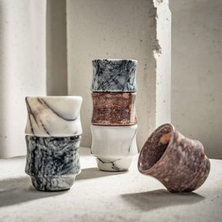 Handcrafted Marble Tumblers - Luxury in Three Exquisite Marble Finishes (Af – view 11