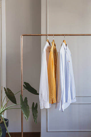 Copper Freestanding Clothes Rack – view 3