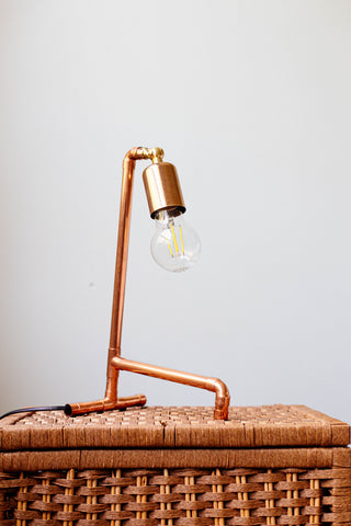 Solid Copper Table Lamp – view 3