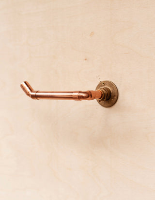 Industrial Copper Toilet Paper Holder – view 5