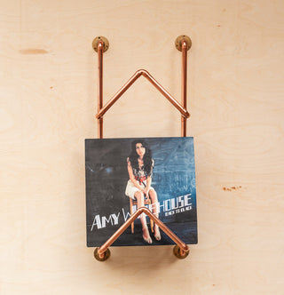 Industrial Copper Wall-Mounted Record Holder – view 5