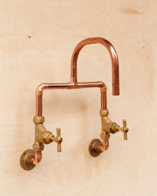Industrial Solid Copper and Brass Faucet – view 4