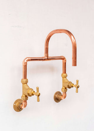 Industrial Solid Copper and Brass Faucet – view 3