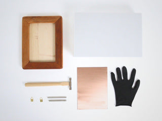 Copper Engraving Art Complete DIY Kit with Frame | Copper Engraved Wooden Framed Art Gift - 200 x 260 mm - Alfiq's Store