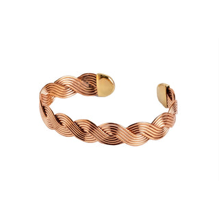 Handmade Adjustable Solid Copper & Brass Cuff Bracelet, Color Mocha Mouse - Alfiq's Store