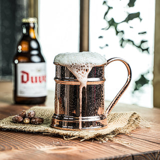 Handcrafted Copper Beer Mug – Classic Tankard for Chilled Drinks & Barware Enthusiasts - Alfiq's Store