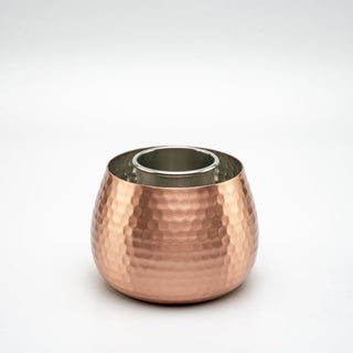 Handcrafted Hammered Copper Ice Bowl – Premium Drink and Glass Cooler Bowl - Alfiq's Store