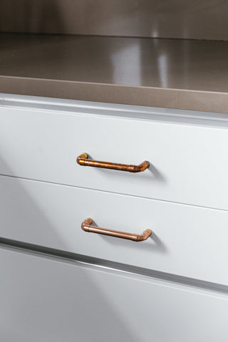 Rainbow Patina Solid Copper Handle – view 3