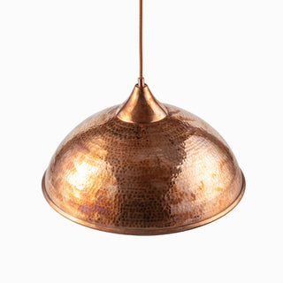 Handmade Matte Copper Pendant Light – Rustic Elegance with a Modern Touch - Alfiq's Store
