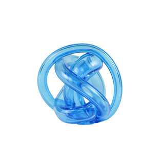Hand Blown Glass Brown Knot Decorative Object - Handmade Unique Hand - Blown Figurines & Ornaments - Alfiq's Store