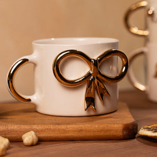 Gold - Plated Handmade Horse Ceramic Mug - Alfiq's Store
