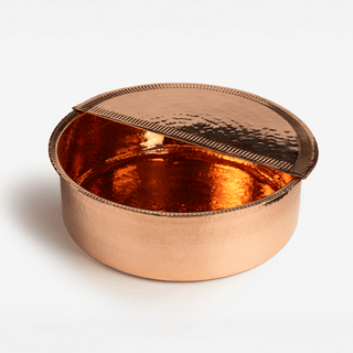 Handcrafted Copper Pedicure Bowl With Removable Footrest - Alfiq's Store