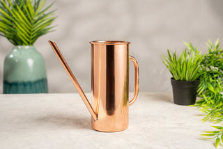 Handcrafted Solid Copper Watering Can – view 3