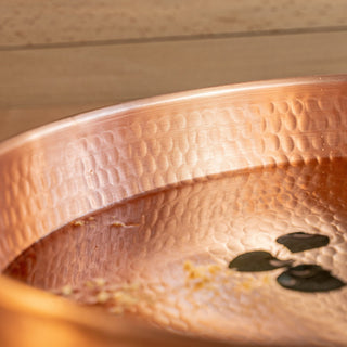 Luxurious Green Patina Copper Pedicure Bowl – Handcrafted for the Ultimate Spa Experience - Alfiq's Store