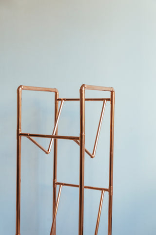 Copper Standing Vinyl Holder – view 3