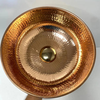 Nickel ALFIQ Copper Push Up Drain Stainless Steel | Solid Copper Push Up Button - Alfiq's Store