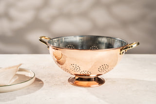 Solid Copper Colander with Tin Interior, 250 mm – view 3