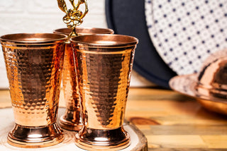 Handmade Copper Cutlery Holder | Handmade Copper Dinner Table Organizer Decor - Alfiq's Store