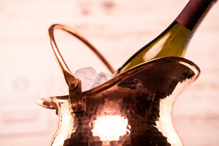 Handmde Copper Ice Bucket | Copper Beverage Pot 100% Solid Copper 210x220 mm - Alfiq's Store