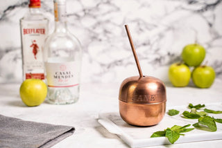 Personalized Copper Mug Set Engraved| Copper Bridesmaid Glass Wedding Anniversary Gift 350 ml - Alfiq's Store