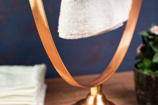 Handmade Copper Towel Holder Bar – Vintage Farmhouse Bathroom & Kitchen Decor - Alfiq's Store