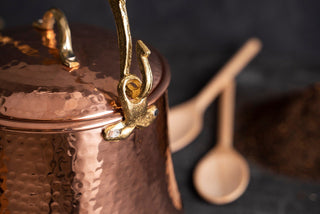 Handmade Pure Copper Canister Set| Coffee Tea Flour Food Safe Storage Box - Alfiq's Store